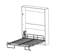 Механизм шкаф кровать под каркас 16 мм